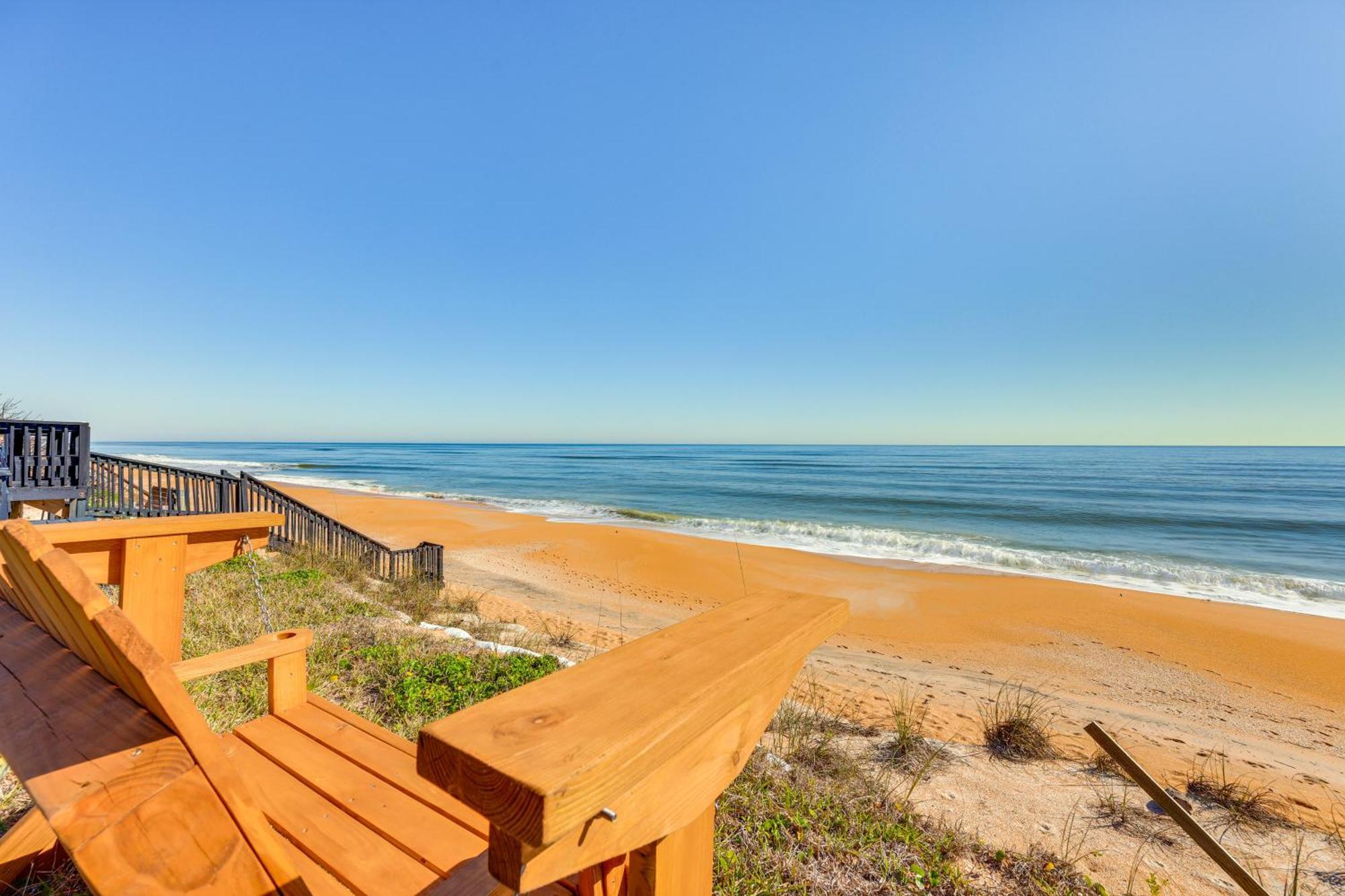 Oceanfront Oasis In Flagler Beach With Deck And Views! ภายนอก รูปภาพ