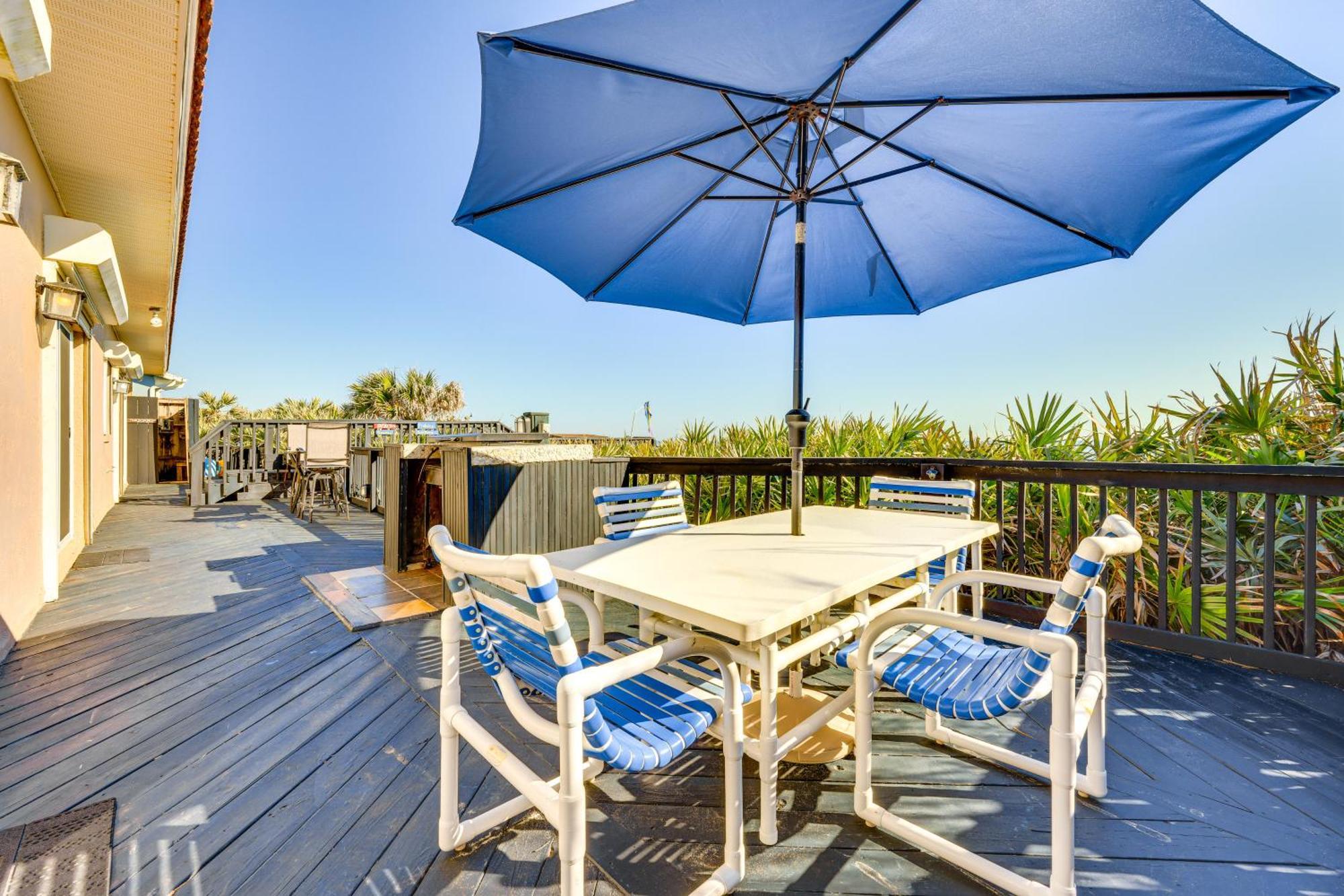 Oceanfront Oasis In Flagler Beach With Deck And Views! ภายนอก รูปภาพ