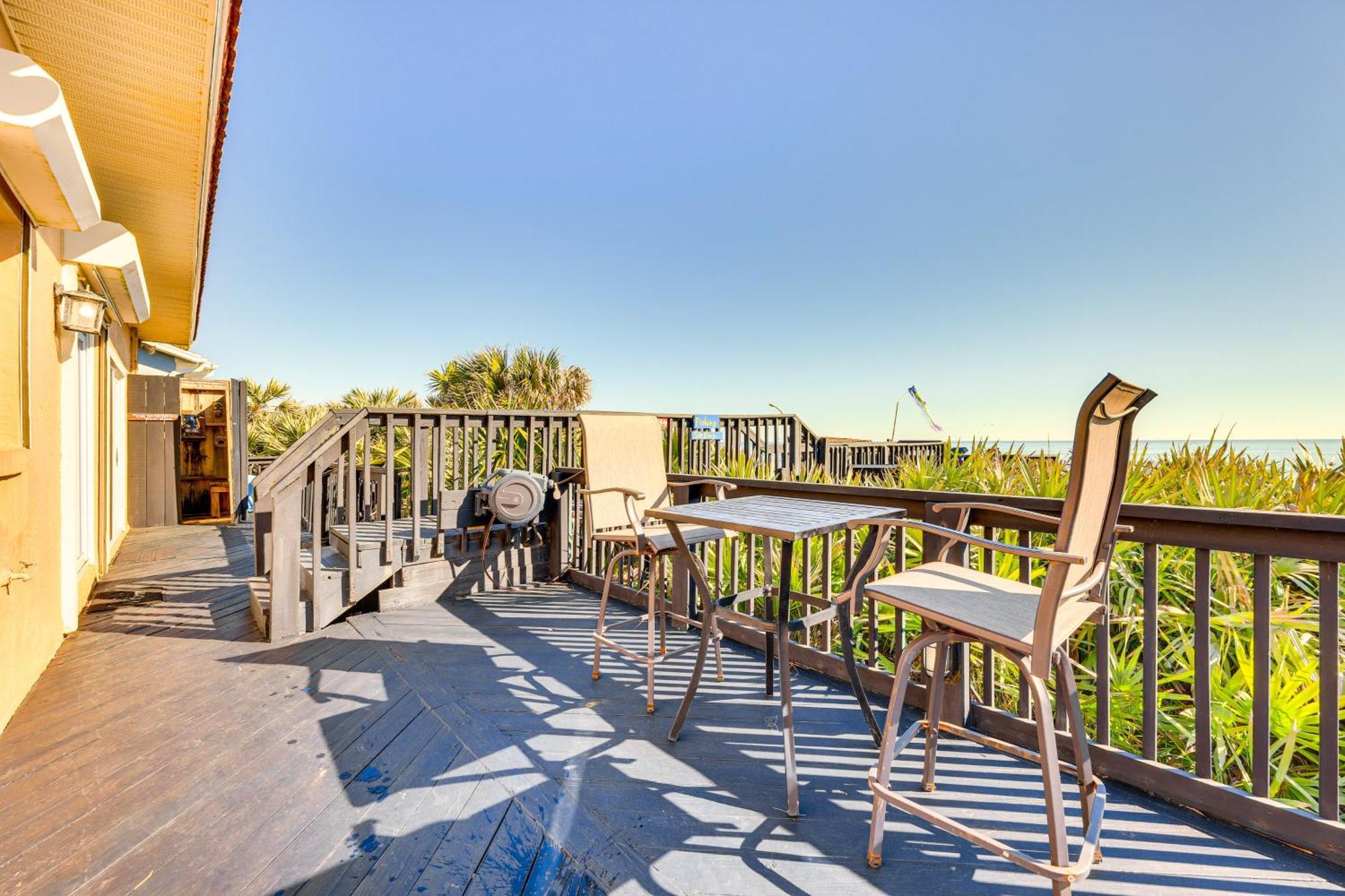 Oceanfront Oasis In Flagler Beach With Deck And Views! ภายนอก รูปภาพ