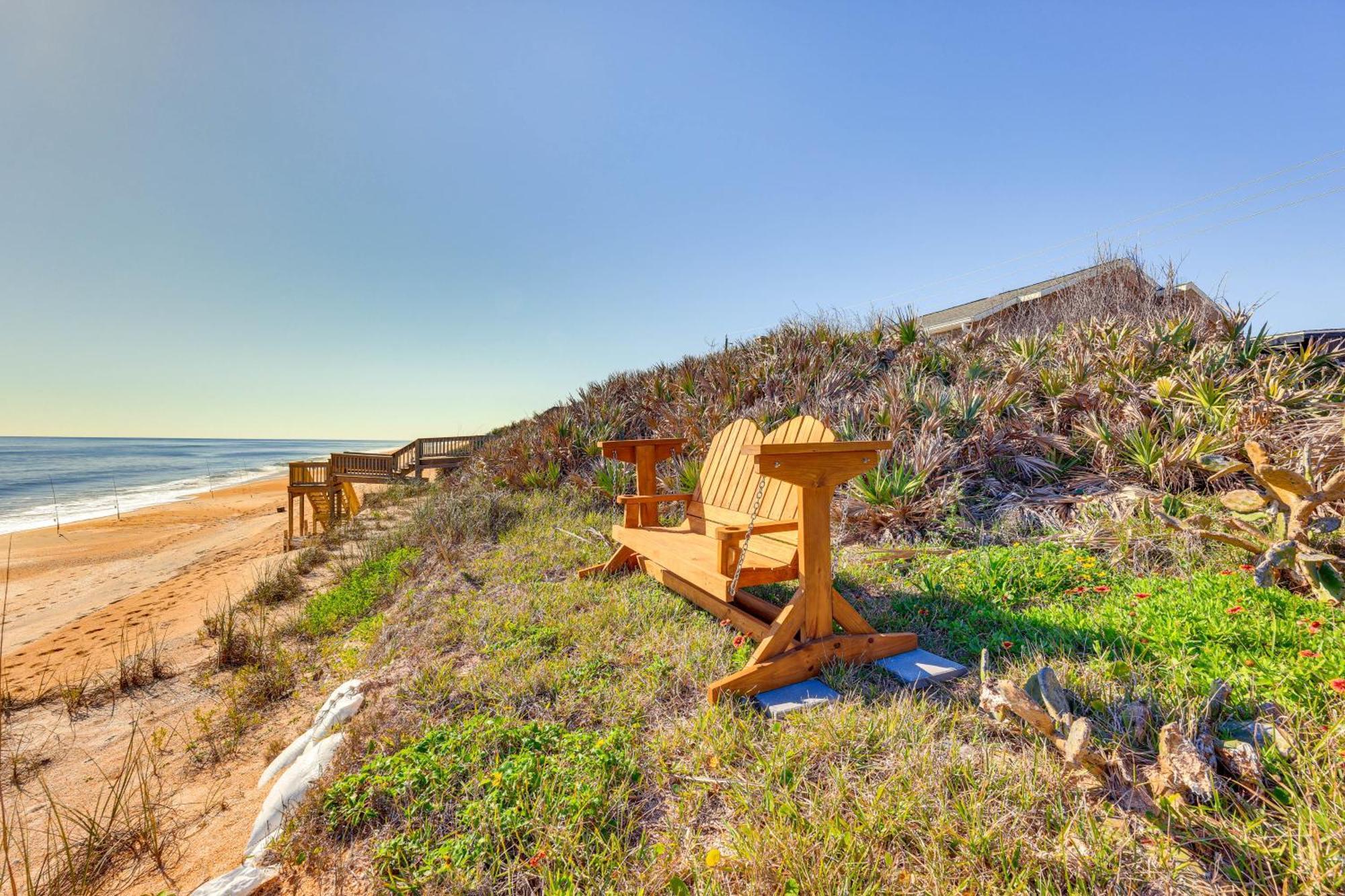 Oceanfront Oasis In Flagler Beach With Deck And Views! ภายนอก รูปภาพ