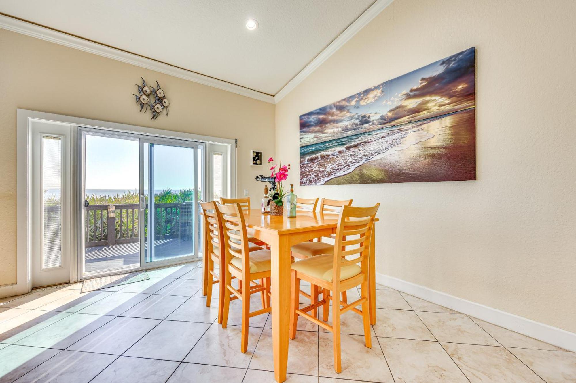 Oceanfront Oasis In Flagler Beach With Deck And Views! ภายนอก รูปภาพ
